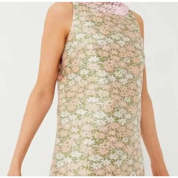 Tuckernuck Floral Mini Dress - Pink, Green, White - Picture 7 of 8